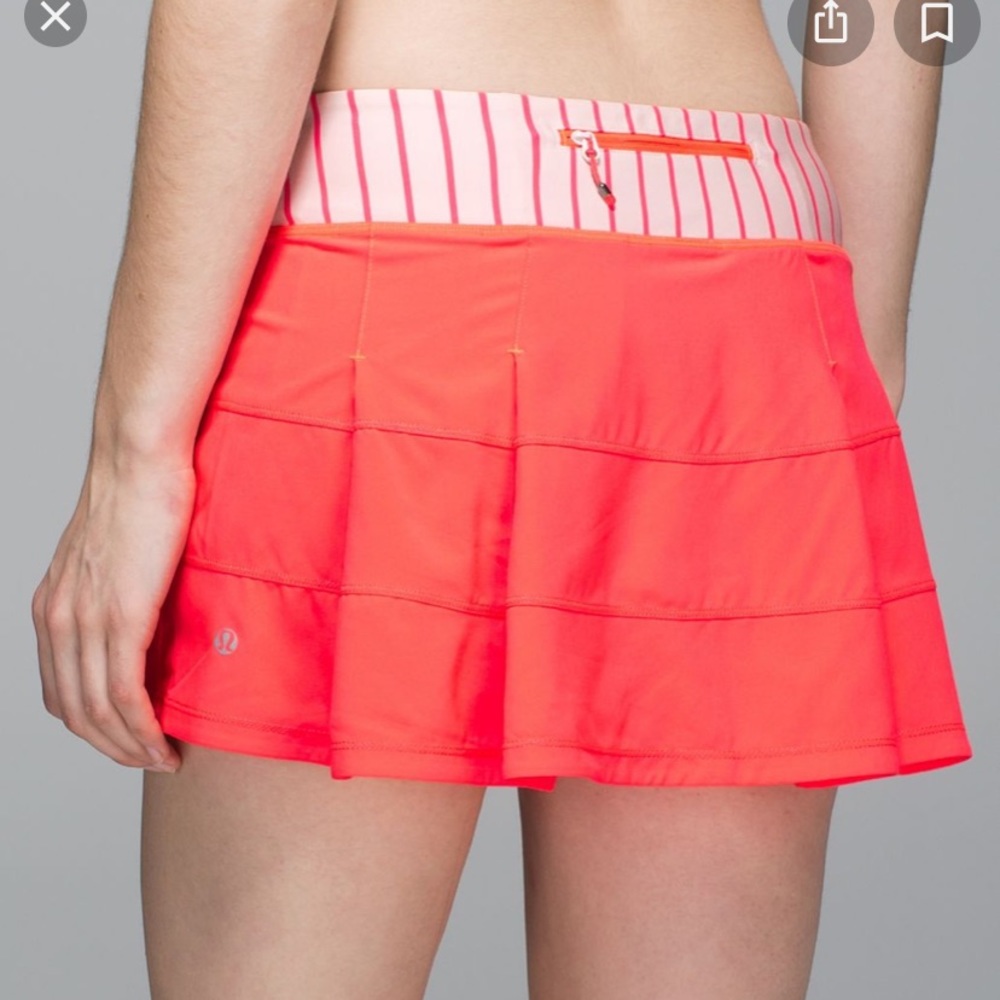 Lulu lemon pace rival skirt II